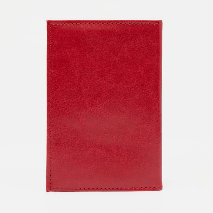 Обложка для паспорта, цвет красный - фото 1908730886