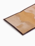 Обложка для паспорта, натуральная кожа, гладкая, бордовая - Фото 4