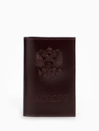 Обложка для паспорта, натуральная кожа, гладкая, бордовая - Фото 8