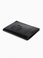 Обложка для паспорта, натуральная кожа, чёрная - Фото 3