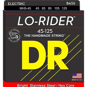 

Струны для бас-гитары DR MH5 - 45 - серия Lo - Rider нержавеющая сталь, Medium (45 - 125)