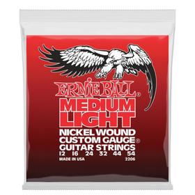 

Струны для электрогитары ERNIE BALL 2206 - Nickel Wound Medium Light (12 - 16 - 24w - 32 - 44 - 54)