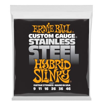 Струны для электрогитары ERNIE BALL 2247 - Stainless Steel Hybrid Slinky (9 - 46)