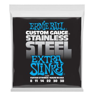 Струны для электрогитары ERNIE BALL 2249 - Stainless Steel Extra Slinky