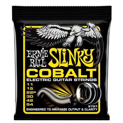 Струны для электрогитары ERNIE BALL 2727 - Cobalt Beefy Slinky (11 - 15 - 22p - 30 - 42 - 54)   6633