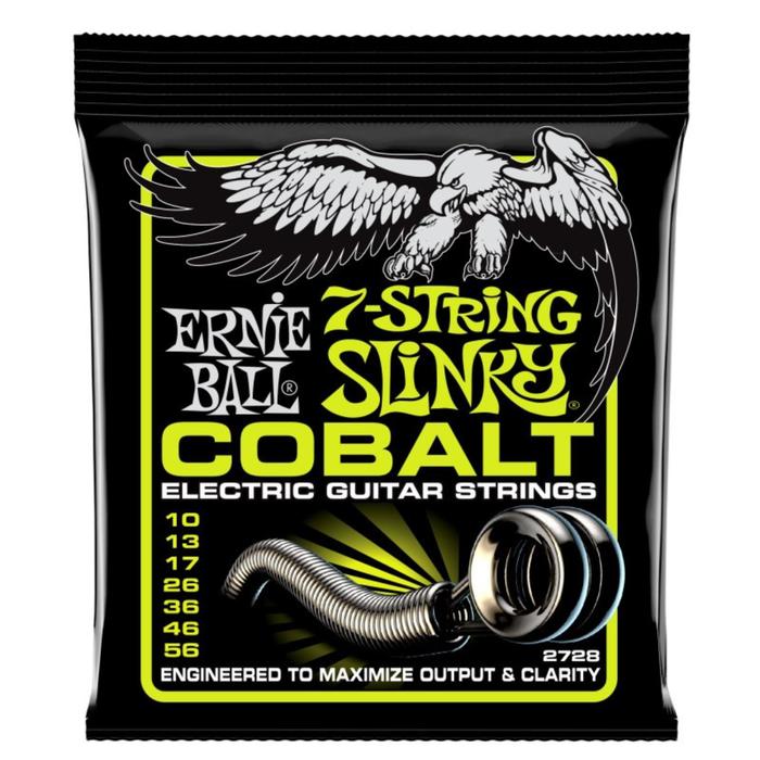 Струны для электрогитары ERNIE BALL 2728 - Cobalt Regular Slinky(10 - 13 - 17 - 26 - 36 - 46 - 56) - Фото 1