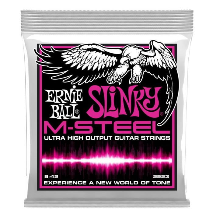 Струны для электрогитары ERNIE BALL 2923 - M - STEEL Super Slinky (9 - 11 - 16 - 24w - 32 - 42)   66 - Фото 1