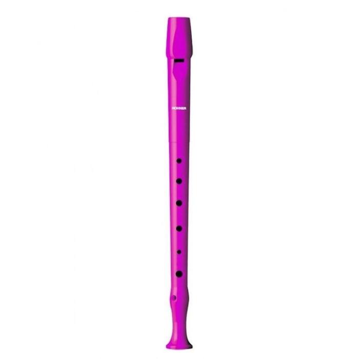 Блокфлейта сопрано HOHNER B95084VI - немецкая система, пластик, 1 часть, цвет фиолетовый - Фото 1