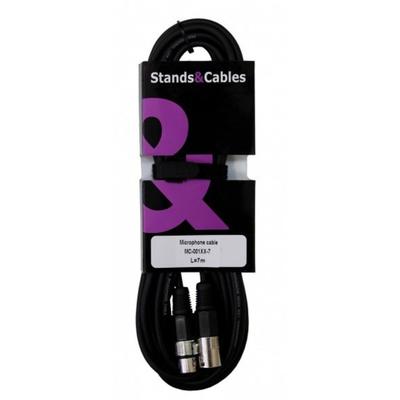 Микрофонный кабель STANDS & CABLES MC - 001XX - 7 распаянный, XLR - XLR, длина 7 метров