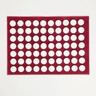 Аппликатор «Кузнецова», 70 колючек, спанбонд, 23×32 см, красный. - Фото 3