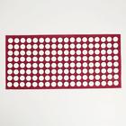 Аппликатор «Кузнецова», 144 колючки, спанбонд, 26×56 см, красный. - Фото 3