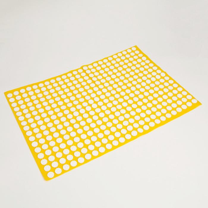 Аппликатор Кузнецова, 384 колючки, спанбонд, жёлтый, 500*750 мм - Фото 1
