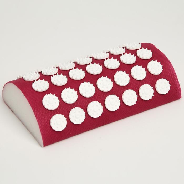 Аппликатор Кузнецова, валик для шеи, спанбонд, красный, 14×23 см - Фото 1