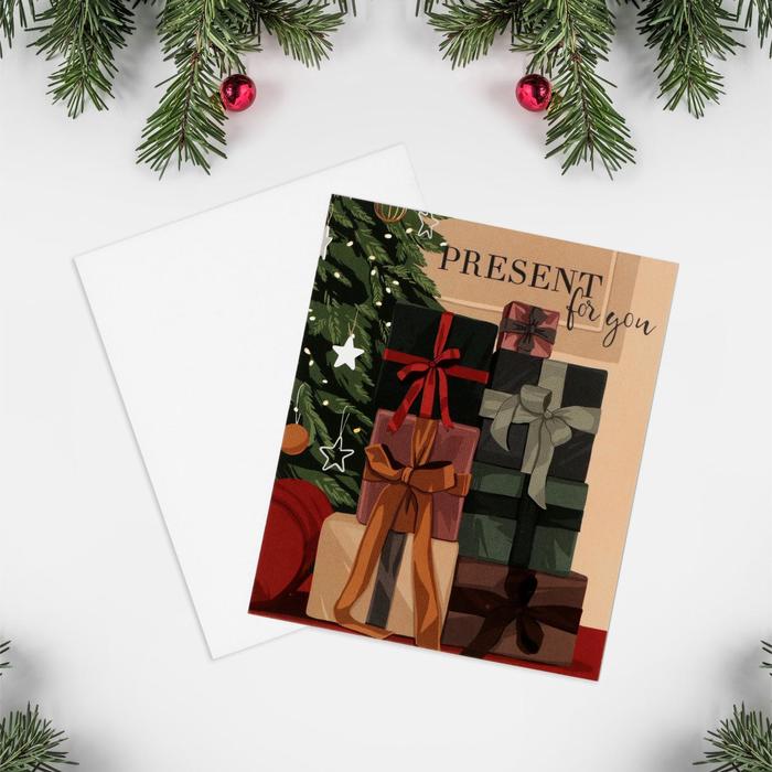 Открытка-мини «Подарок для тебя», 8,8 х 10,7 см - Фото 1