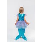 Карнавальный костюм «Русалочка Ариэль», платье с хвостом, парик, р. 28, рост 110 см - Фото 2