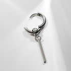 Пирсинг в ухо «Кольцо» палочка, d=13 мм, цвет серебро - Фото 2