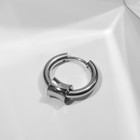 Пирсинг в ухо «Кольцо» с навеской, d=12 мм, цвет серебро - фото 9328979