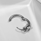 Пирсинг в ухо «Кольцо» с навеской, d=12 мм, цвет серебро - Фото 2