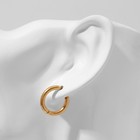 Пирсинг в ухо «Кольцо» классик, d=12 мм, цвет золото - Фото 3