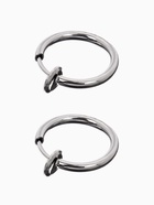 Пирсинг в ухо «Кольцо», диск, d=11 мм, 2 шт. цвет серебро - Фото 2