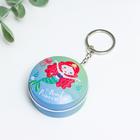 Шкатулка на кольце металл круг "Русалочка" МИКС 2,4х4,5х4,5 см (комплект 12 шт) - фото 47029871