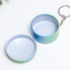 Шкатулка на кольце металл круг "Русалочка" МИКС 2,4х4,5х4,5 см (комплект 12 шт) - фото 47029872