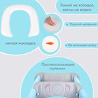 Детское сиденье на унитаз, цвет серый/голубой - Фото 3