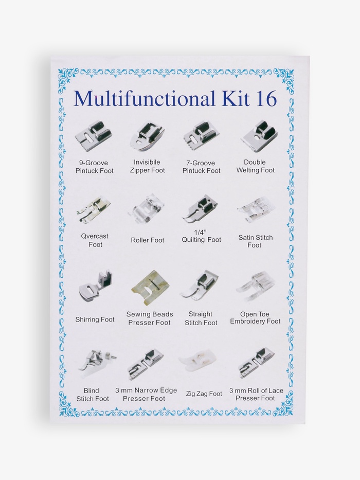Набор лапок для швейной машины, 16 шт. - фото 51852814