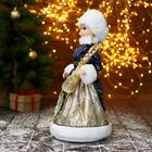 Снегурочка "В рождественской синей шубке" 17х35 см - Фото 2