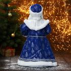 Дед Мороз "В синей шубе, с посохом и подарками" 24х50 см - Фото 3