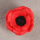 Фигурное мыло "Мак" розовый, 50гр - Фото 3