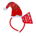 Ободок новогодний карнавальный «Колпак», с бантиком - Фото 3