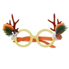 Очки карнавальные новогодние «Рожки» - фото 53684552