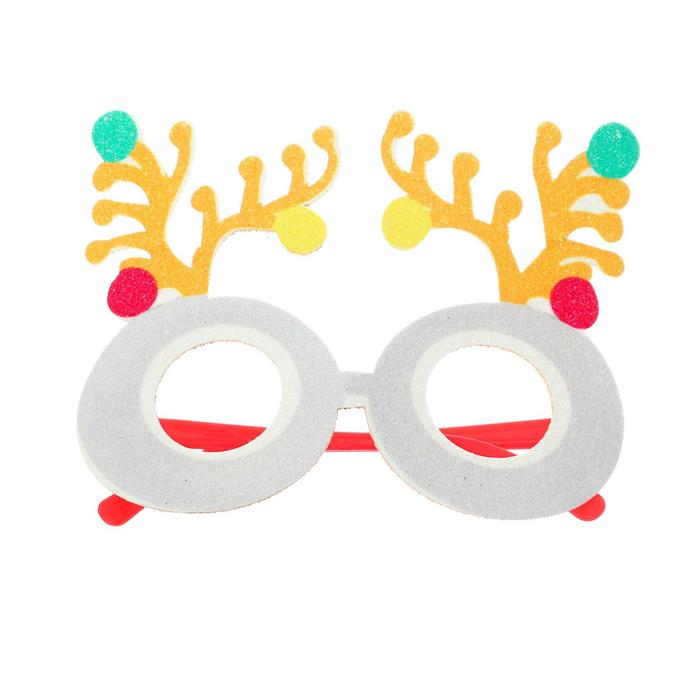 Карнавальные очки «Рога» - Фото 1