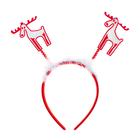 Ободок новогодний карнавальный «Олень», МИКС - Фото 1