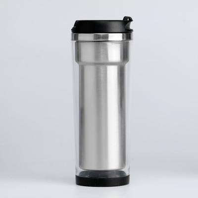 Термостакан TAKE IT EASY «Вставка», 400 мл, 19×6.5 см, сохраняет тепло 2 ч, нержавеющая сталь