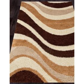 

Ковёр прямоугольный Shaggy ultra s700, размер 60x110 см, цвет beige-brown