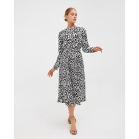 Платье миди женское MINAKU: Silk pleasure, чёрное, размер 44