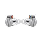 Наушники FIIO FD5, вакуумные, 109 дБ, 32 Ом, Jack 3.5, 1.2 м, серебристые - фото 51536524