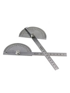Линейка-транспортир, 10 см, нержавеющая сталь - Фото 6
