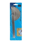 Линейка-транспортир, 10 см, нержавеющая сталь  (артикул 7092882)  большой выбор товаров оптом и в розницу по низким ценам с доставкой