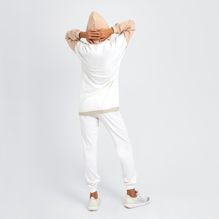 Худи женское MINAKU: Casual Collection цвет бежевый/экрю, р-р 42 50491