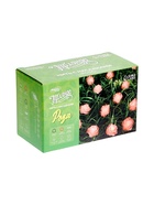 Гирлянда «Нить», 4.5 м, уличная, с насадками «Роза», IP44, 30 LED, 2 режима, солнечная батарея, тёмная нить, свечение красное  (артикул 6253345)  большой выбор товаров оптом и в розницу по низким ценам с доставкой