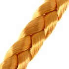 Коса на резинке, 80 см, цвет золотистый блонд - Фото 5