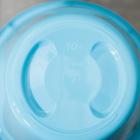 Ведро с крышкой «Лайт», 10 л, цвет голубой - фото 25373156