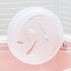 Клетка для грызунов укомплектованная, 23×19×28 см, розовая - Фото 7