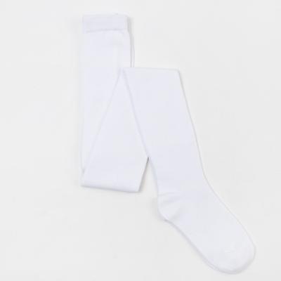 Колготки детские, цвет белый, рост 134-140 см