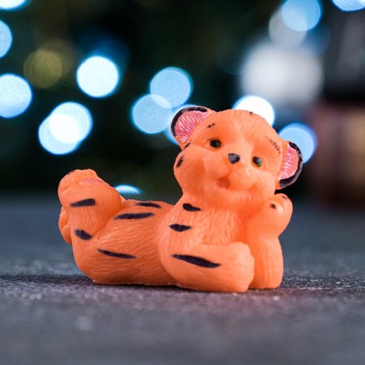 Мыло фигурное "Тигренок балдеет" оранжевый, 20гр