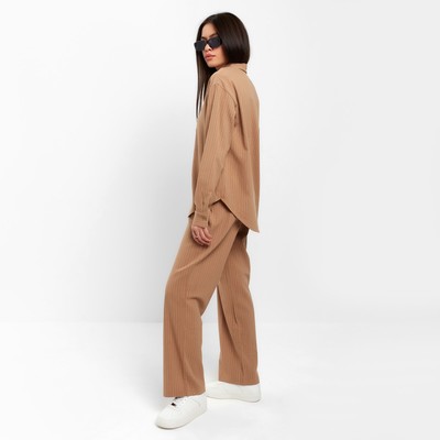 Костюм женский (рубашка, брюки) MIST, размер 40-42, цвет охра