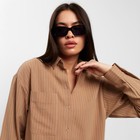 Костюм женский (рубашка, брюки) MIST, размер 44-46, охра - Фото 4